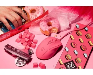 Mionix Gaming + Artists Maus Castor Frosting Pink Optisch USB PC Mouse 5000 DPI - Bild 1 von 5