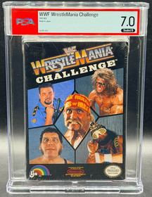 WWF WrestleMania Challenge Nintendo NES ovale SOQ sigillato nuovo PSA 7.0 grado B