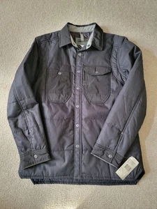 Chaqueta acolchada grande negra con botones G-Star Raw para hombre $210 nueva con etiquetas  - Imagen 1 de 11