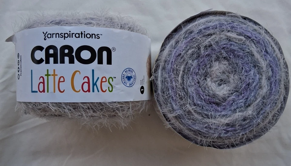 2 - Caron LATTE CAKES Yarn  * PRETTY PLUM - 530 yards each - Discontinued Color - Image 1 of 3