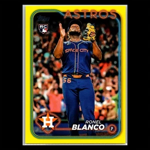 2024 Topps Update Series - #US319 Ronel Blanco RC Yellow - Houston Astros - Picture 1 of 2