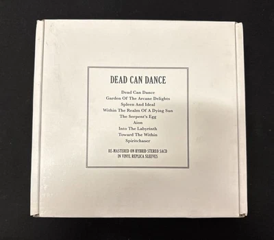 Dead Can Dance SACD Box Set 9 Discs Vinyl Replica Sleeves Sigillato - Immagine 1 di 4