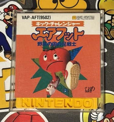 Kick Challenger Air Foot Famicom Disk System VAP-AFT Japan US Seller TESTED - Image 1 of 4