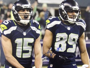 Doug Baldwin Seattle Seahawks Signed 11x14 Matte Photo JSA Authenticated - Picture 1 of 2