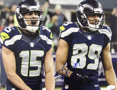Doug Baldwin Seattle Seahawks Signed 11x14 Matte Photo JSA Authenticated - Image 1 of 2