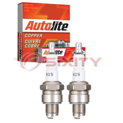 Velas de ignição Autolite núcleo de cobre 2 peças para 1953-1955 Saab 92B ignição tl - Imagem 1 de 4