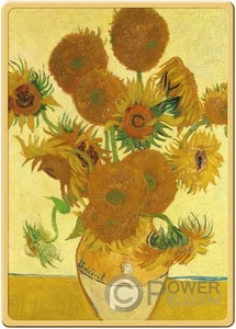 Girasoles Vincent Masterpieces Van Gogh 1/500 Oz Moneda Oro 1$ Tokelau 2022 - Imagen 1 de 3