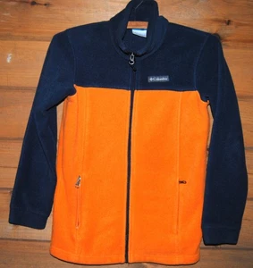 Chaqueta polar Columbia para mujer cremallera completa con bolsillos con cremallera, cuello falso, mediana - Imagen 1 de 4