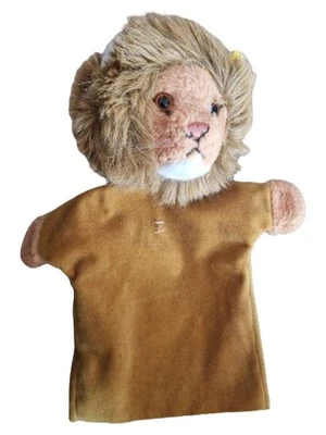 Steiff Löwe Handpuppe Braun Plüsch Tier Handspielpuppe Kinder Spielzeug - Bild 1 von 4
