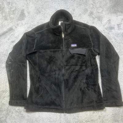 Chaqueta polar Patagonia Re-Tool cremallera completa para mujer L negra Polartec térmica *SPOTT Foto 1 de 4