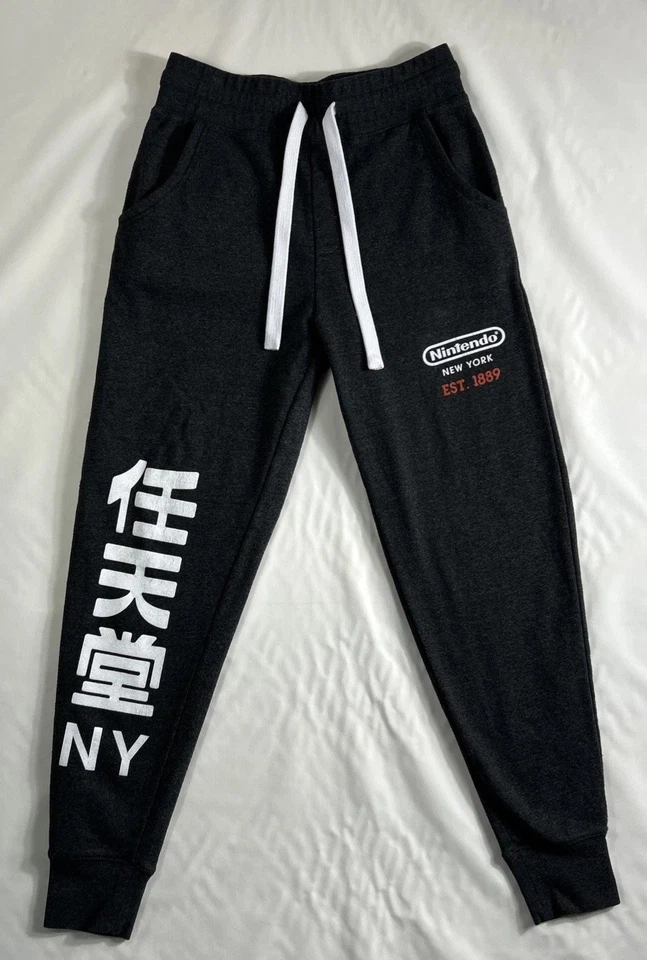 Pantalón de chándal japonés Kanji oficial de Nueva York para hombre m M gris Foto 1 de 4