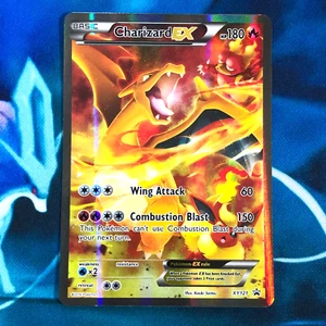 Charizard EX - XY121 - Full Art Black Star Ultra Rare Promo - Pokemon Card - MP - Picture 1 of 8