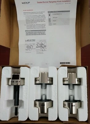 Wolf 820425 Stainless Steel Knob Kit, 30DF - Image 1 of 3