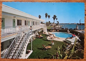 Tarjeta postal de Ann Esther Inn Motel Clearwater Beach Florida PC años 70 color Koppel - Imagen 1 de 1