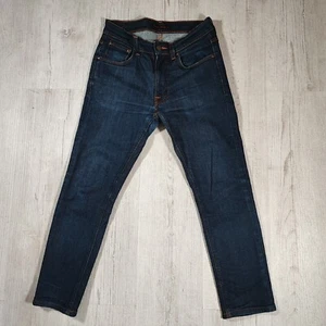 REDUCIDO Nudie Jeans Co Hombres Denim Lean Dean Dry 16 Dips W30 L25 Algodón Orgánico - Imagen 1 de 12