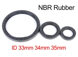 TC Skelett Öldichtringe Wellendichtring NBR Doppellippendichtring 33mm 34mm 35mm - Picture 1 of 12