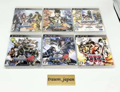 Lot 6 Sengoku Basara 3 & Utage & 4 & Sumeragi & HD Collection & Sanada Set PS3 - Image 1 of 4