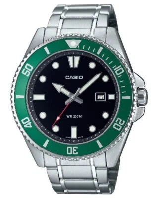 Reloj Casio MDV107D-3A Hombre Buzo Estilo 200 M Deportes Hulk MDV-107D Acero Foto 1 de 4