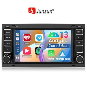 64G Android Autoradio Für VW Touareg T5 Multivan Transporter GPS Navi BT SWC DAB - Bild 1 von 19
