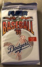 1996 Fleer Baseball Card Los Angeles Dodgers Team Pack (Contains 10 Cards)