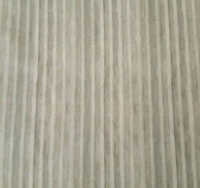 Rustic Rosettes BTY Sandy Lynam Clough P&B Textiles Gray Taupe Ecru Stripe - Image 1 of 3