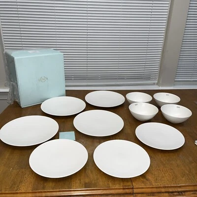 Juego de vajilla Lx Collective blanco 12 piezas, (menos 1 plato de ensalada) Ref 236 Foto 1 de 4