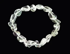 Clear Quartz Stone Stretch Bracelet - Picture 1 of 2