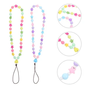 2 Pcs Cell Phone Wrist String Cell Phone Star Chain Phone Wrist Hanging - Zdjęcie 1 z 12
