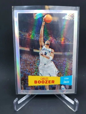 2007-08 Topps Chrome 1957-58 Variation Refractor Carlos Boozer #2 #ed 777/999 - Image 1 of 2