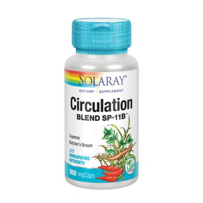 Solaray Circulation Blend SP-11B | 100 VegCaps - Image 1 of 4