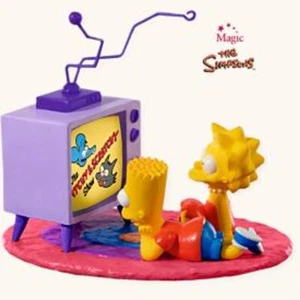 2008 Hallmark Ornament ~ Simpsons - TV Time ~ QXI2264 Neu im Karton Y - Bild 1 von 1