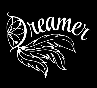 American Dream Catcher Dreamer Vinyl Decal St...