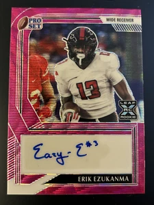 2022 Leaf Pro Set Metal Wave Pink #PAEE1 Erik Ezukanma - Picture 1 of 2