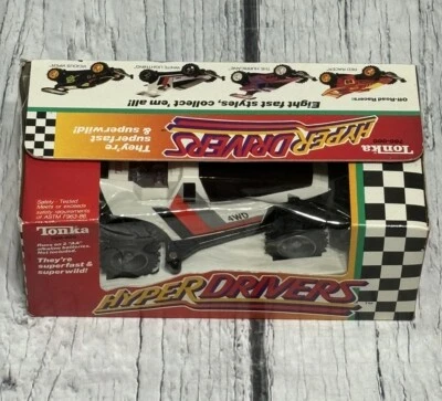 Vtg 1989 Tonka Hyper Drivers White Lighting Off-Road Racers Speed Rare Sealed - Image 1 of 4