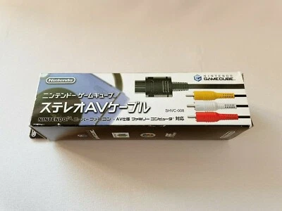 Nintendo GAME CUBE Stereo AV cable SHVC-008 Nintendo64 SFC SNES GC JAPAN import  - Image 1 of 4