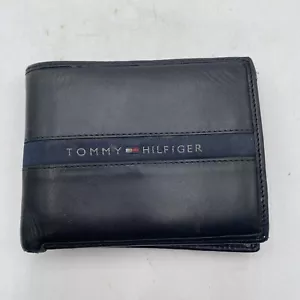 Portafoglio Tommy Hifiger vera pelle porta carte di credito marrone scuro uomo - Foto 1 di 11