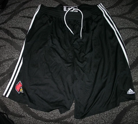 Louisville Cardinals Football team issued Black shorts 3XLT Cover
