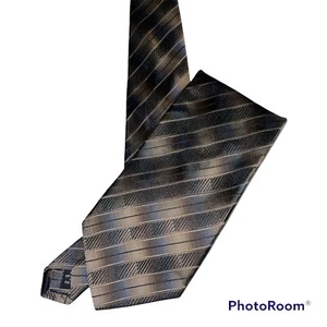 Men's Striped pronto uomo tie 100% Silk Clean Used - Picture 1 of 4