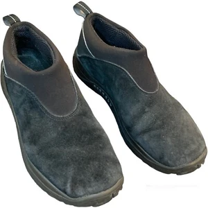 Merrell Orbit Moc Slip On Suede Black Kids Size 6 - Picture 1 of 6