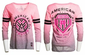 AMERICAN FIGHTER Women's T-Shirt BLOOMDALE Tee Biker - Picture 1 of 12