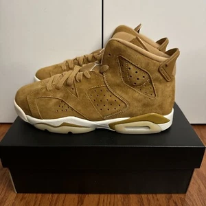Size 6Y - Jordan 6 Retro Wheat 2017 gs 384665-705 New with box. - Picture 1 of 4