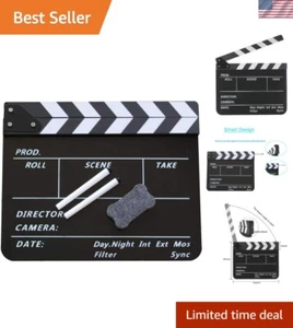 Movie Directors Clapboard, Photography Studio Video TV Acrylic Clapper Board ... - Picture 1 of 9