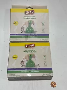 Lot Of 6 Glad For Pets Dog Waste Bags - 120 Count Each - Picture 1 of 2
