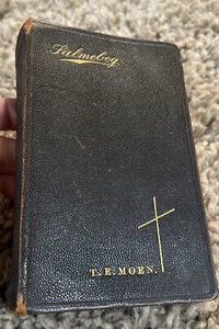 Danish Psalm Book Antique 1895 Salemebog Lutheran Christians In America Denmark - Imagen 1 de 20