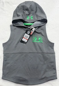 NWT! Under Armour Train To Game Hoodie Youth XS X-Small Sleeveless Cold Gear $40 - Picture 1 of 6
