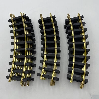 USA TRAINS G SCALE SOLID BRASS CURVED TRACK SECTION - LOT OF 13 - Image 1 of 4