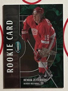 2002-03 Parkhurst #216 Henrik Zetterberg RC  06/10 Chicago SportsFest￼ - Detroit