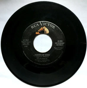 RARE POP 45 RPM DISC - DAVID DANTE - GARDEN OF EDEN - Picture 1 of 1