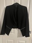 Papaya Ladies Women Formal Jacket  Coat Size Uk 12 Black