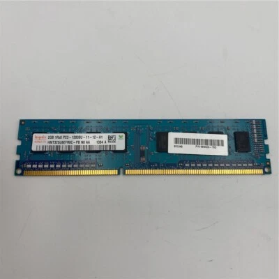 HP 2GB PC3-12800U DDR3-1600 1RX8 N-ECC HMT325U6EFR8C-PB 655409-150 - Image 1 of 4